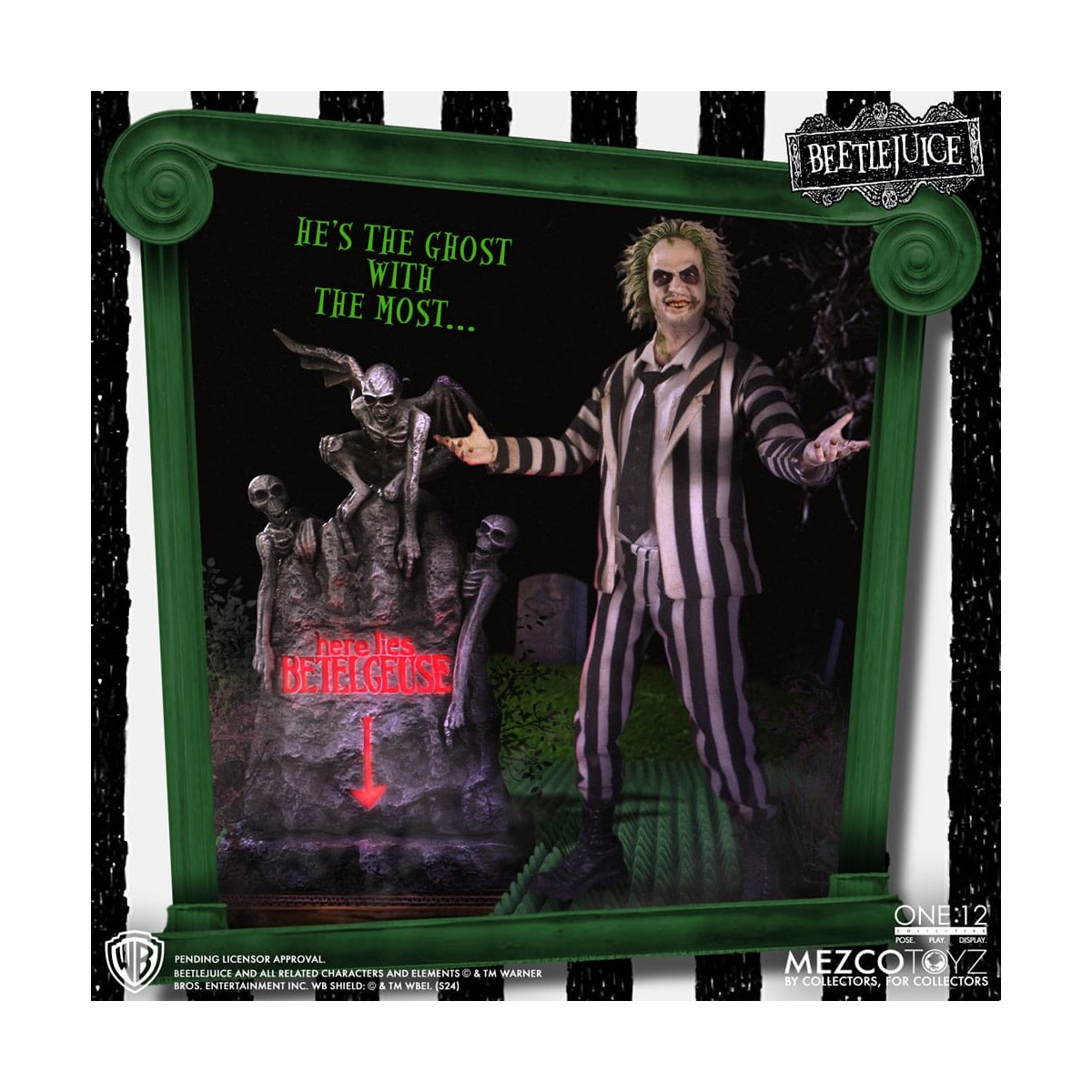 Mezco One 12 - Beetlejuice Edición Deluxe