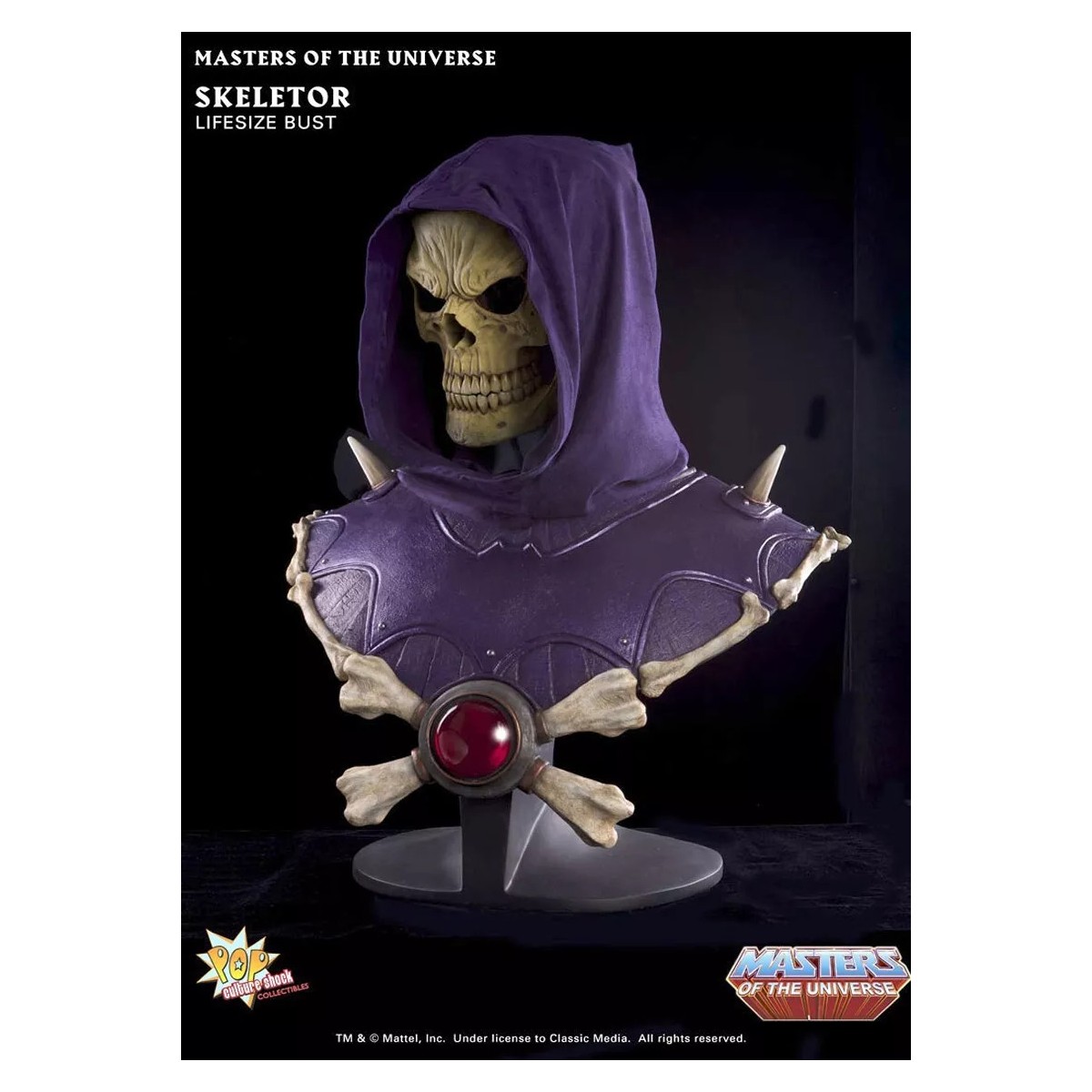 PCS - Masters Of the Universe - Lifesize Skeletor Exclusivo Busto edición ojos luminosos - Venta en Depósito