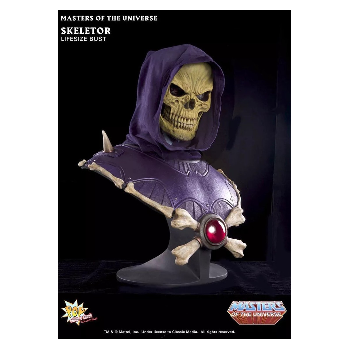 PCS - Masters Of the Universe - Lifesize Skeletor Exclusivo Busto edición ojos luminosos - Venta en Depósito