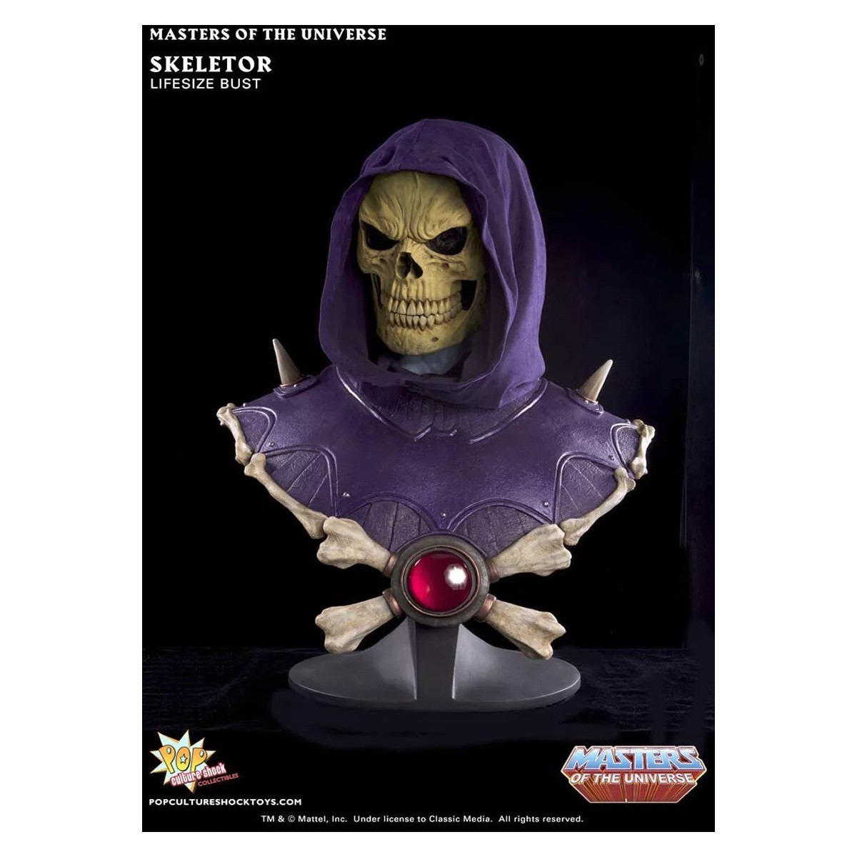 PCS - Masters Of the Universe - Lifesize Skeletor Exclusivo Busto edición ojos luminosos - Venta en Depósito