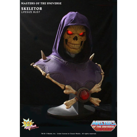 PCS - Masters Of the Universe - Lifesize Skeletor Exclusivo Busto edición ojos luminosos - Venta en Depósito