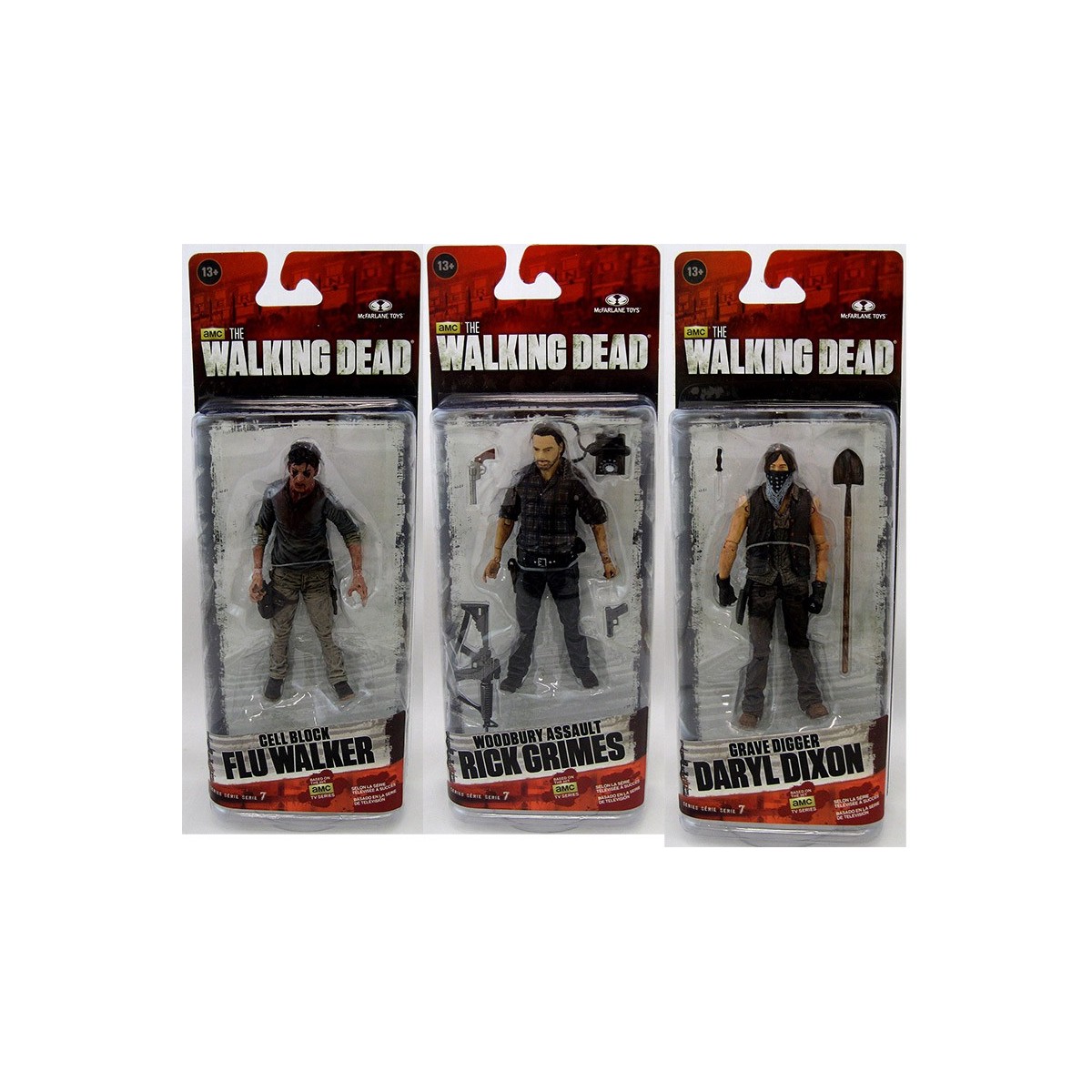 McFarlane Walking Dead TV Serie 7.5 - Set Complet
