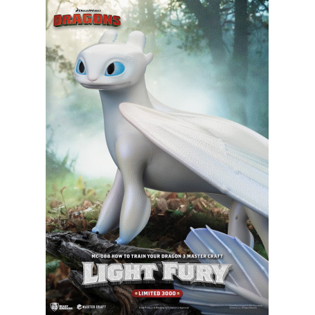 Beast Kingdom - Cómo entrenar a tu dragón: El mundo oculto Master Craft Toothless - Dragones desdentados 3: El mundo oculto.