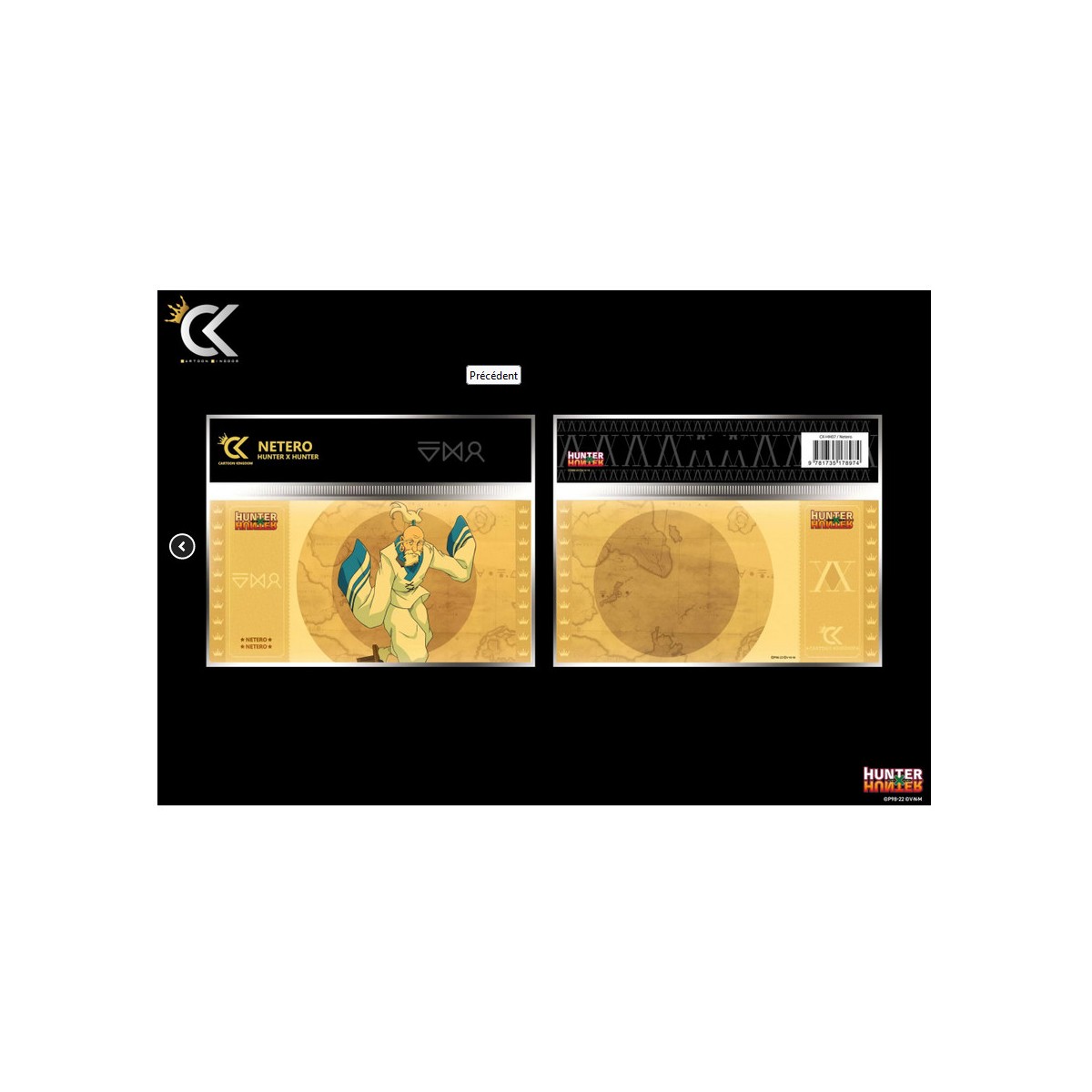 Cartoon Kingdom - Pack de 7 Hunter X Hunter Coll.1 Golden Tickets