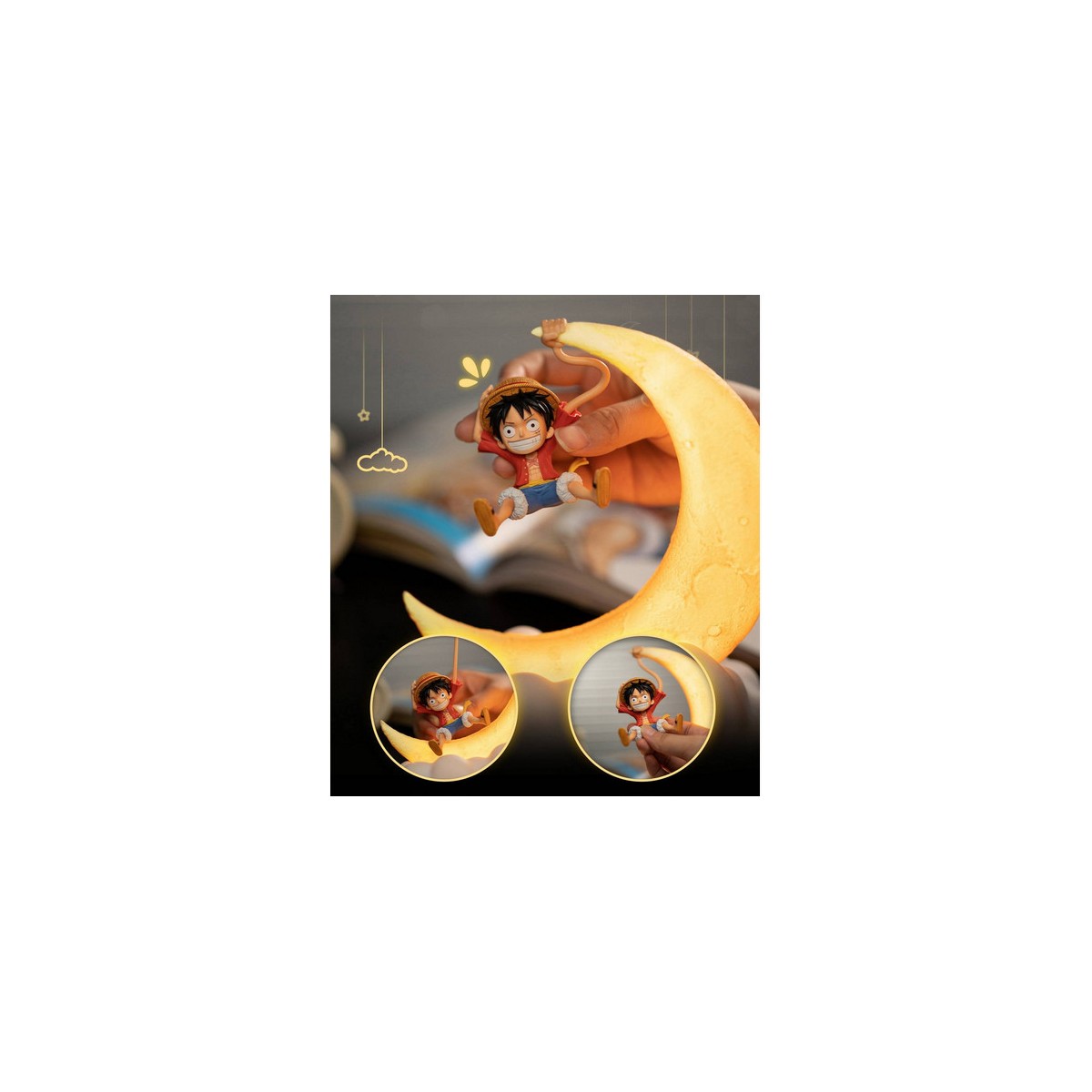 HAPPY LIFE One Piece Luffy Magnetic Night Light