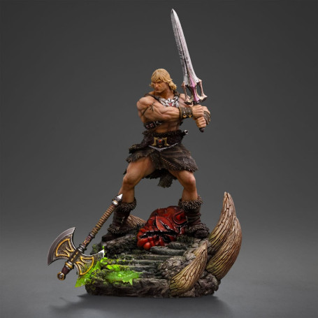 Iron Studios - HE-MAN UNLEASHED Deluxe Art Scale 1/10 - Masters of the Universe - Masters del Universo