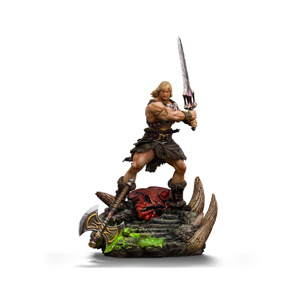 Iron Studios - HE-MAN UNLEASHED Deluxe Art Scale 1/10 - Masters of the Universe - Masters del Universo