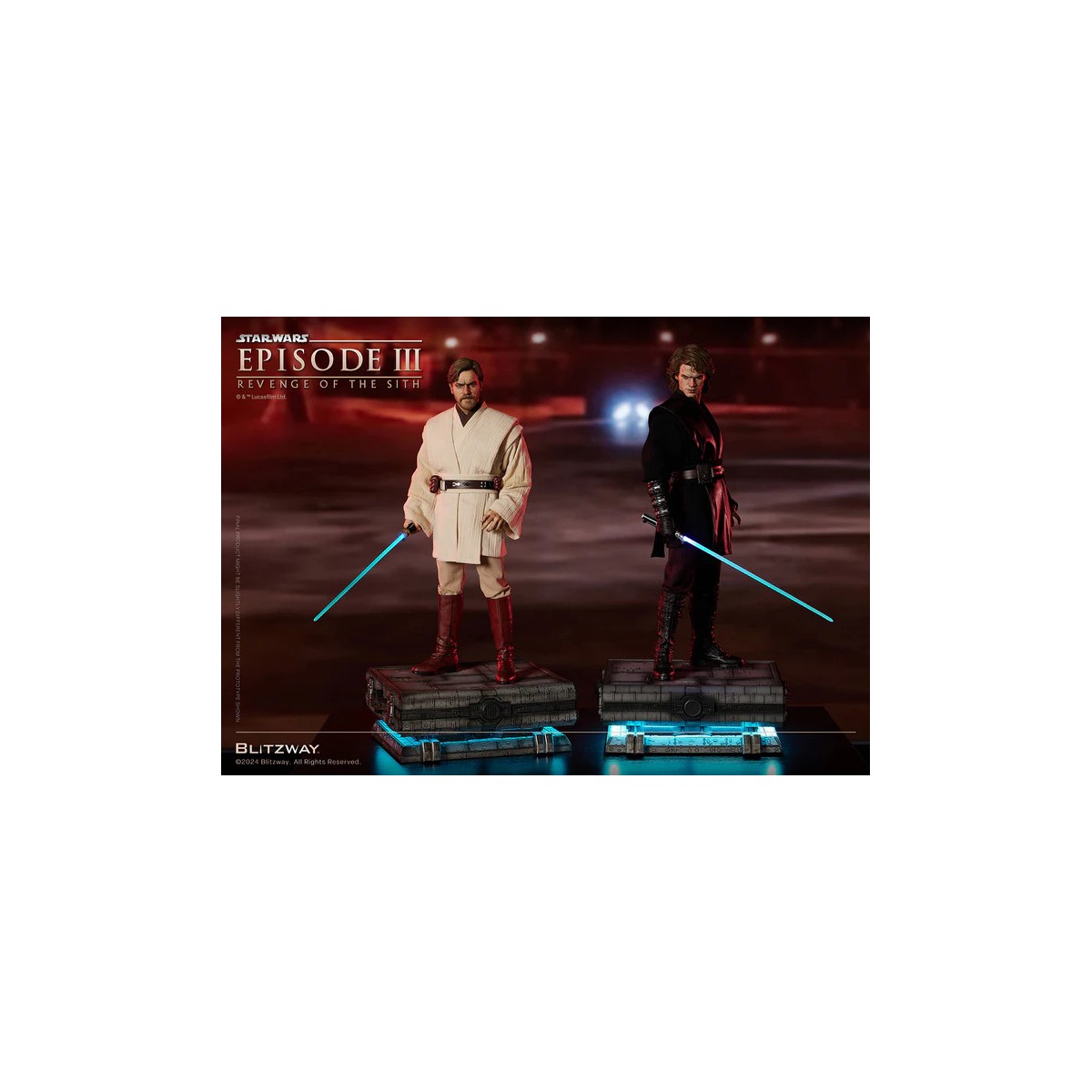 Estatua Blitzway Superb Scale - Anakin Skywalker Versión Estándar 1/4 - Star Wars Episodio III