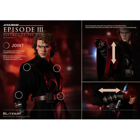Estatua Blitzway Superb Scale - Anakin Skywalker Versión Estándar 1/4 - Star Wars Episodio III