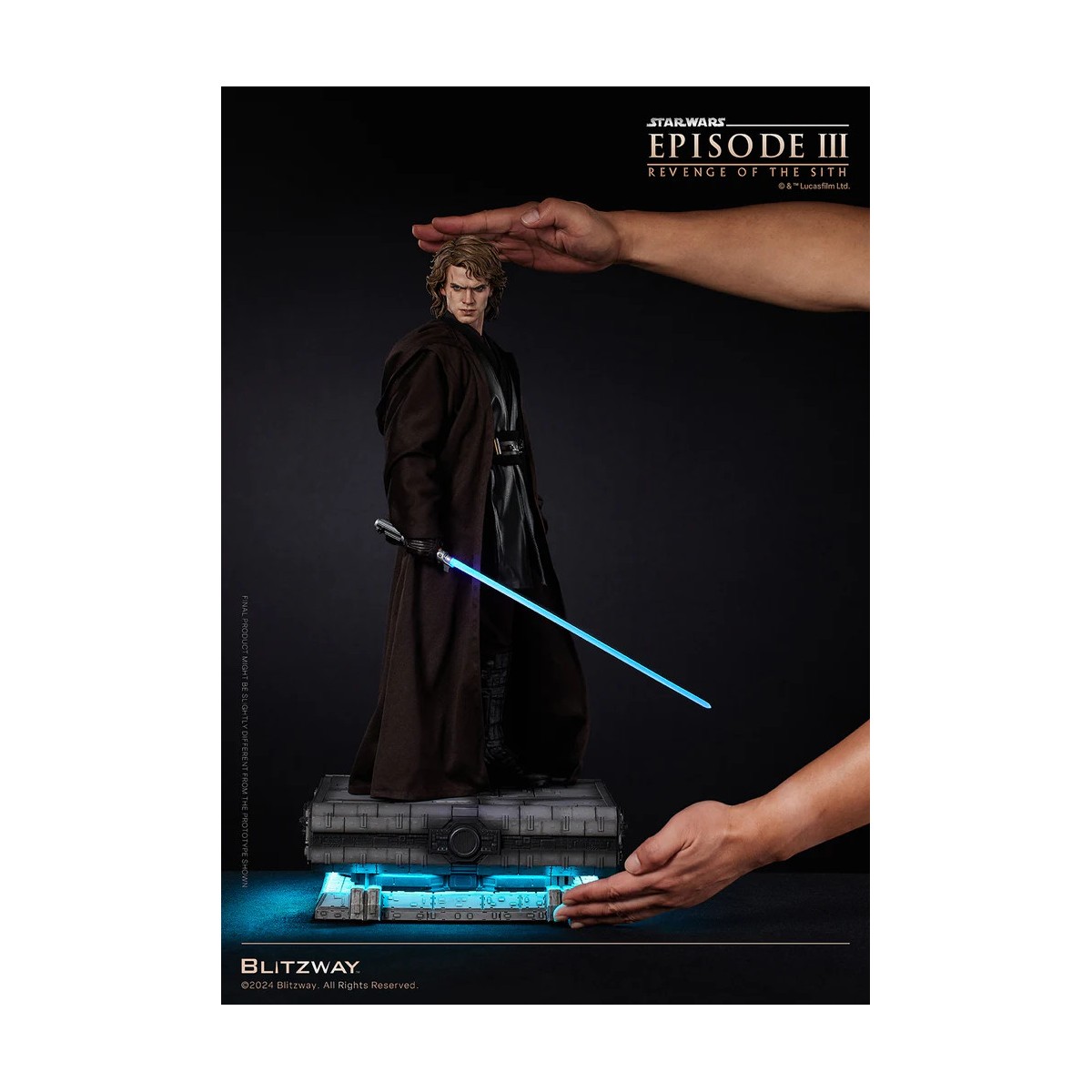Estatua Blitzway Superb Scale - Anakin Skywalker Versión Estándar 1/4 - Star Wars Episodio III