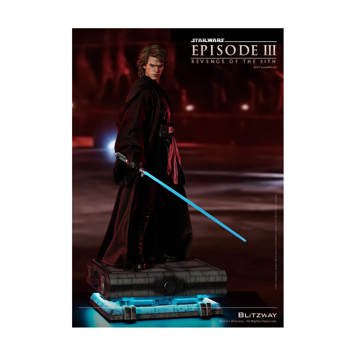 Estatua Blitzway Superb Scale - Anakin Skywalker Versión Estándar 1/4 - Star Wars Episodio III