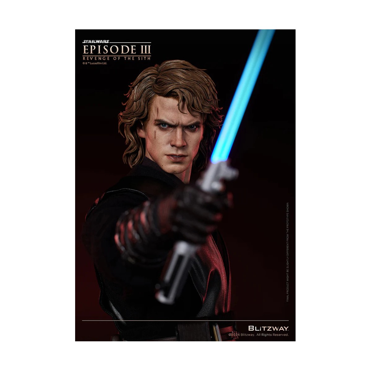 Estatua Blitzway Superb Scale - Anakin Skywalker Versión Estándar 1/4 - Star Wars Episodio III