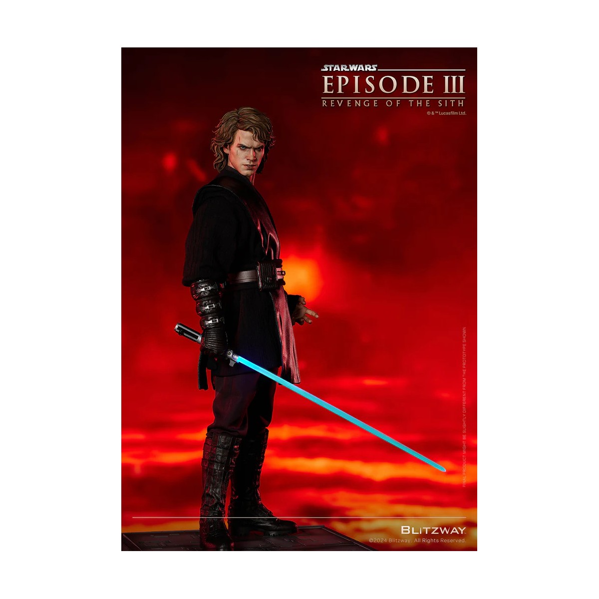 Estatua Blitzway Superb Scale - Anakin Skywalker Versión Estándar 1/4 - Star Wars Episodio III