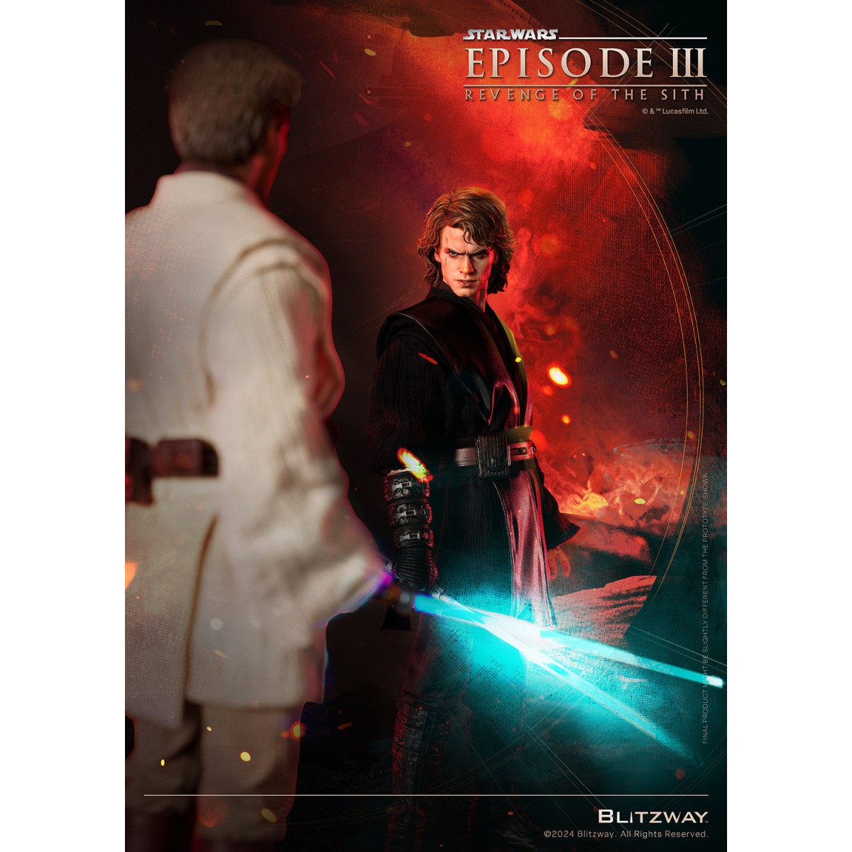 Estatua Blitzway Superb Scale - Anakin Skywalker Versión Estándar 1/4 - Star Wars Episodio III
