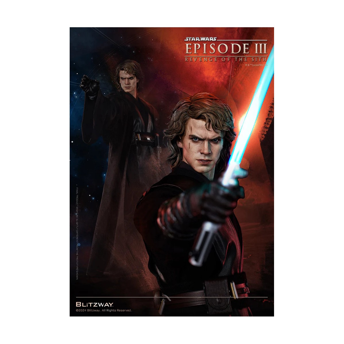 Estatua Blitzway Superb Scale - Anakin Skywalker Versión Estándar 1/4 - Star Wars Episodio III