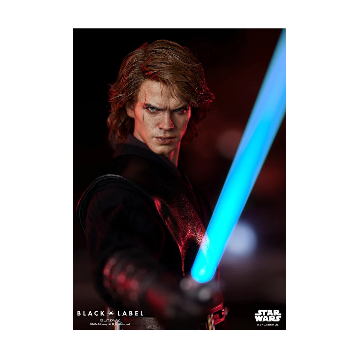 Estatua Blitzway Superb Scale - Anakin Skywalker Etiqueta Negra 002 1/4 - Star Wars Episodio III