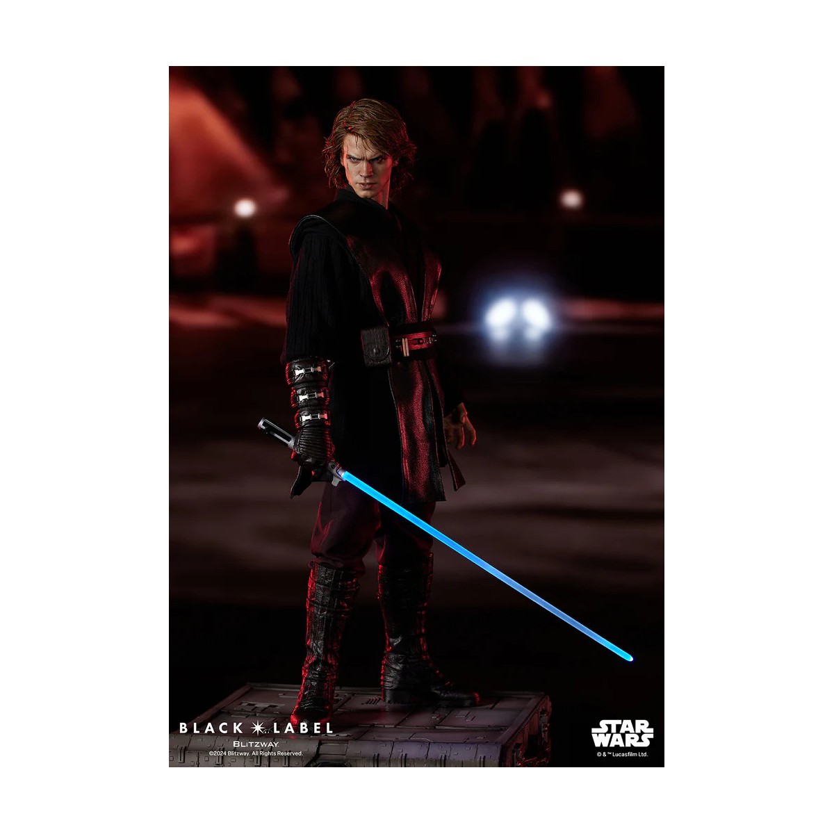Estatua Blitzway Superb Scale - Anakin Skywalker Etiqueta Negra 002 1/4 - Star Wars Episodio III