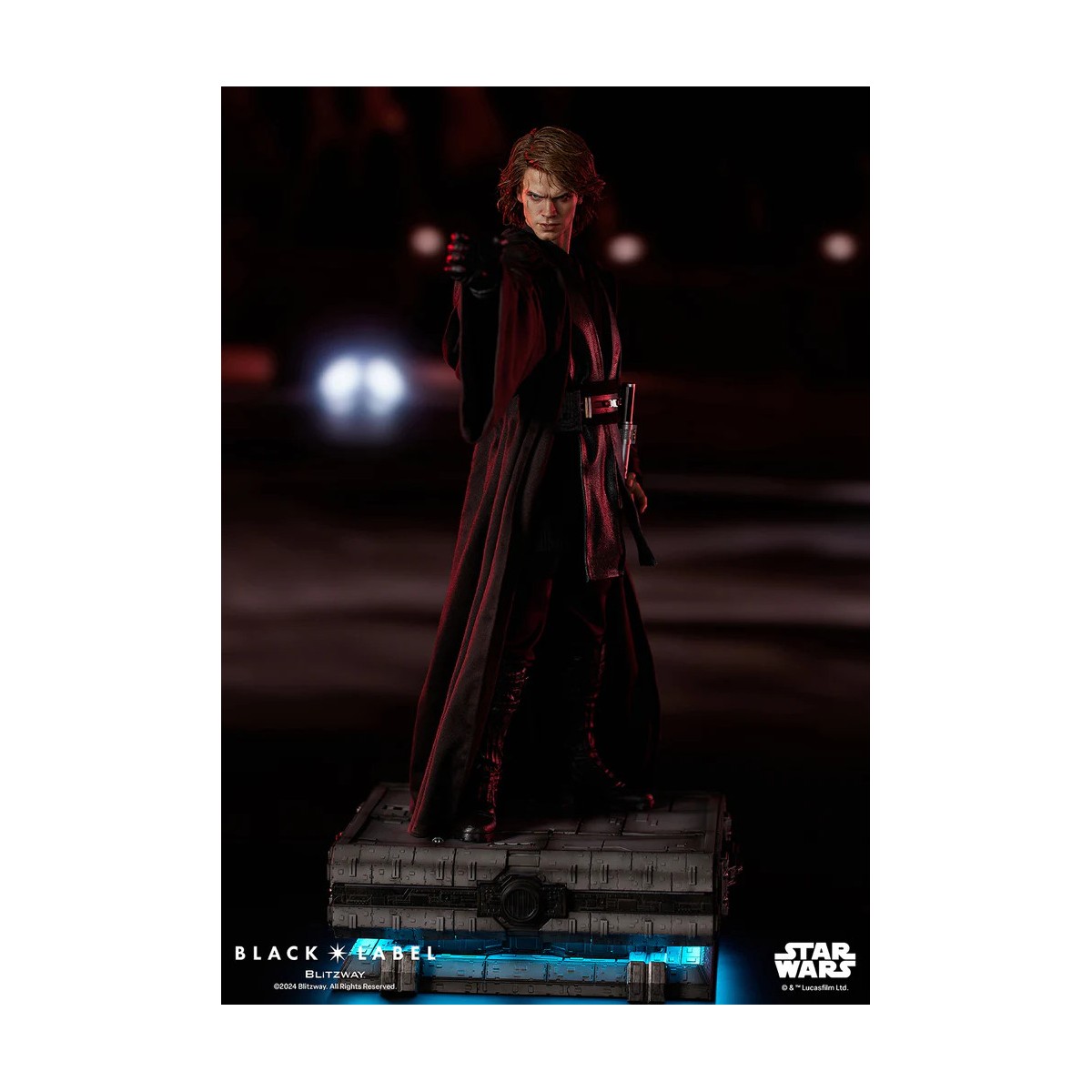 Estatua Blitzway Superb Scale - Anakin Skywalker Etiqueta Negra 002 1/4 - Star Wars Episodio III