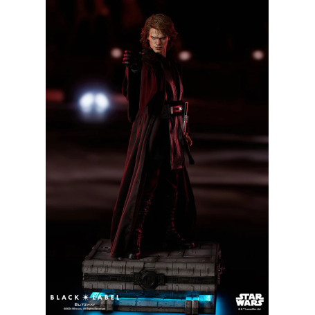 Estatua Blitzway Superb Scale - Anakin Skywalker Etiqueta Negra 002 1/4 - Star Wars Episodio III