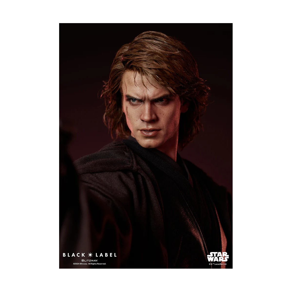 Estatua Blitzway Superb Scale - Anakin Skywalker Etiqueta Negra 002 1/4 - Star Wars Episodio III
