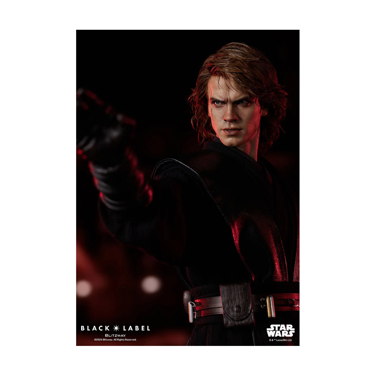 Estatua Blitzway Superb Scale - Anakin Skywalker Etiqueta Negra 002 1/4 - Star Wars Episodio III