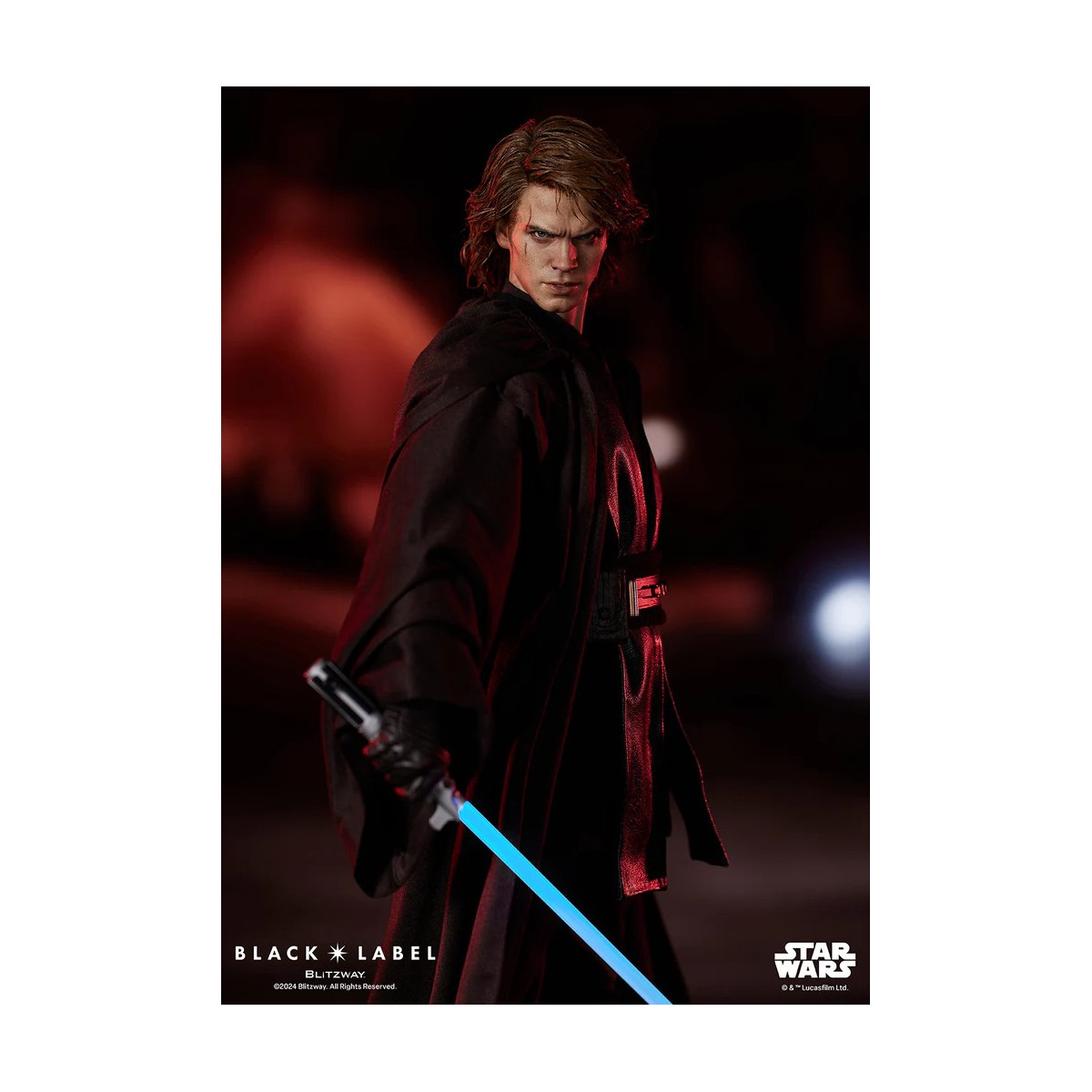 Estatua Blitzway Superb Scale - Anakin Skywalker Etiqueta Negra 002 1/4 - Star Wars Episodio III