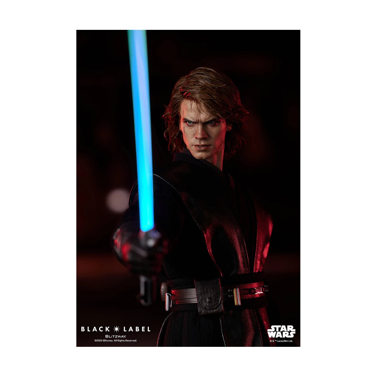 Estatua Blitzway Superb Scale - Anakin Skywalker Etiqueta Negra 002 1/4 - Star Wars Episodio III