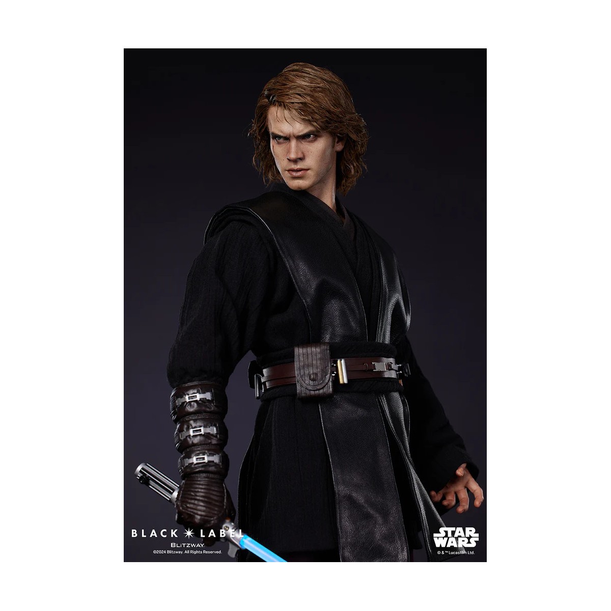 Estatua Blitzway Superb Scale - Anakin Skywalker Etiqueta Negra 002 1/4 - Star Wars Episodio III