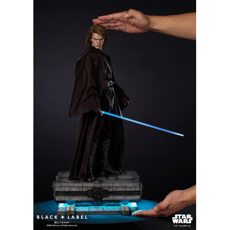 Estatua Blitzway Superb Scale - Anakin Skywalker Etiqueta Negra 002 1/4 - Star Wars Episodio III