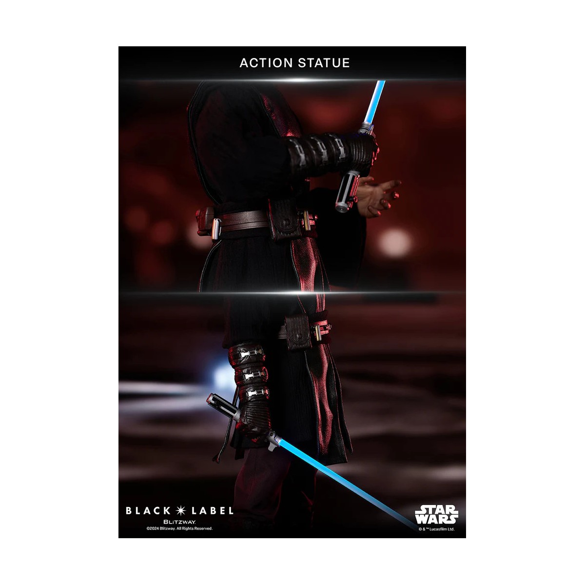 Estatua Blitzway Superb Scale - Anakin Skywalker Etiqueta Negra 002 1/4 - Star Wars Episodio III