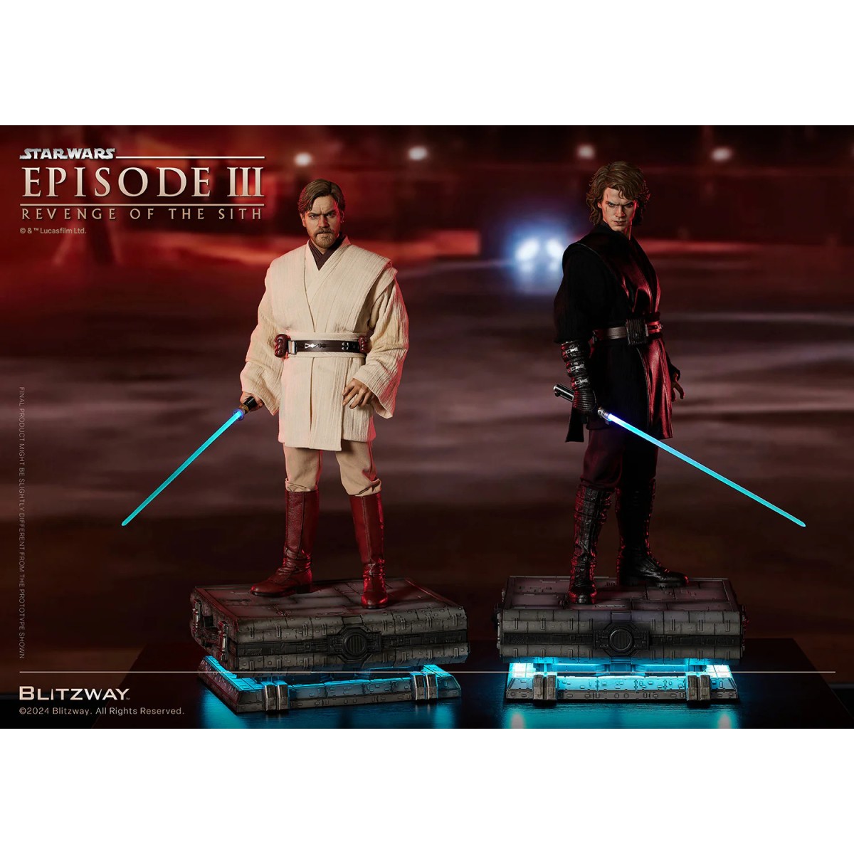 Estatua Blitzway Superb Scale - Obi-Wan Kenobi Versión Estándar 1/4 - Star Wars Episodio III