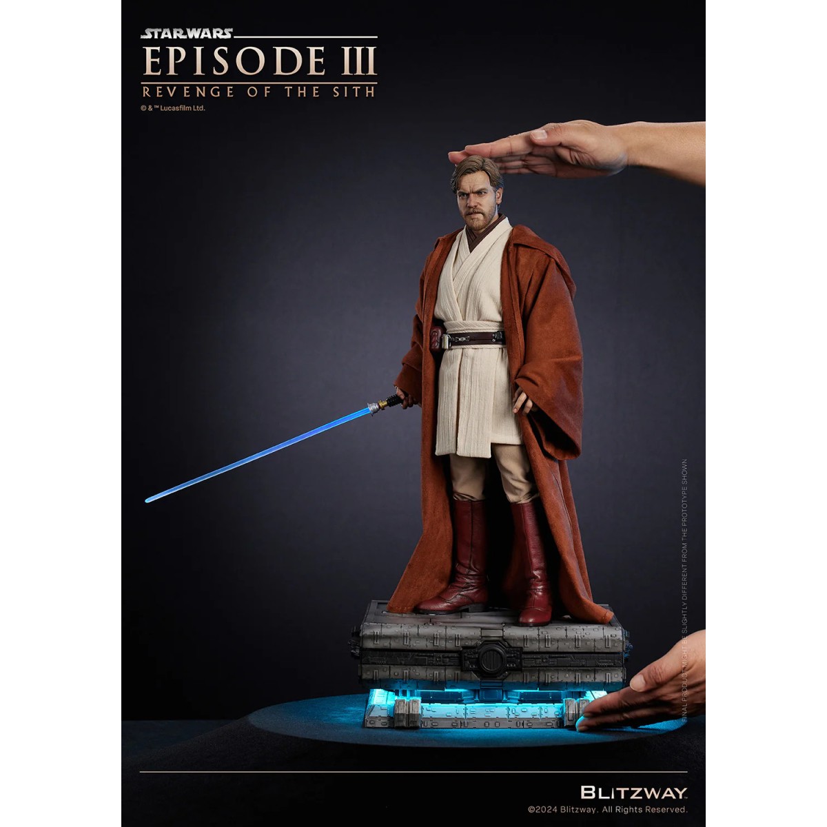 Estatua Blitzway Superb Scale - Obi-Wan Kenobi Versión Estándar 1/4 - Star Wars Episodio III