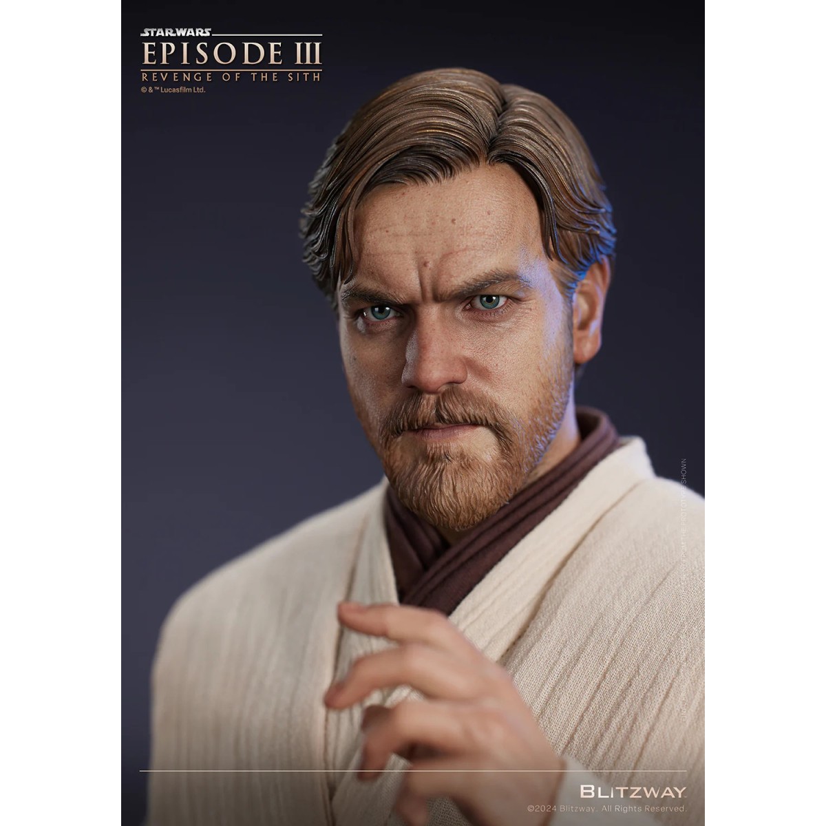 Estatua Blitzway Superb Scale - Obi-Wan Kenobi Versión Estándar 1/4 - Star Wars Episodio III