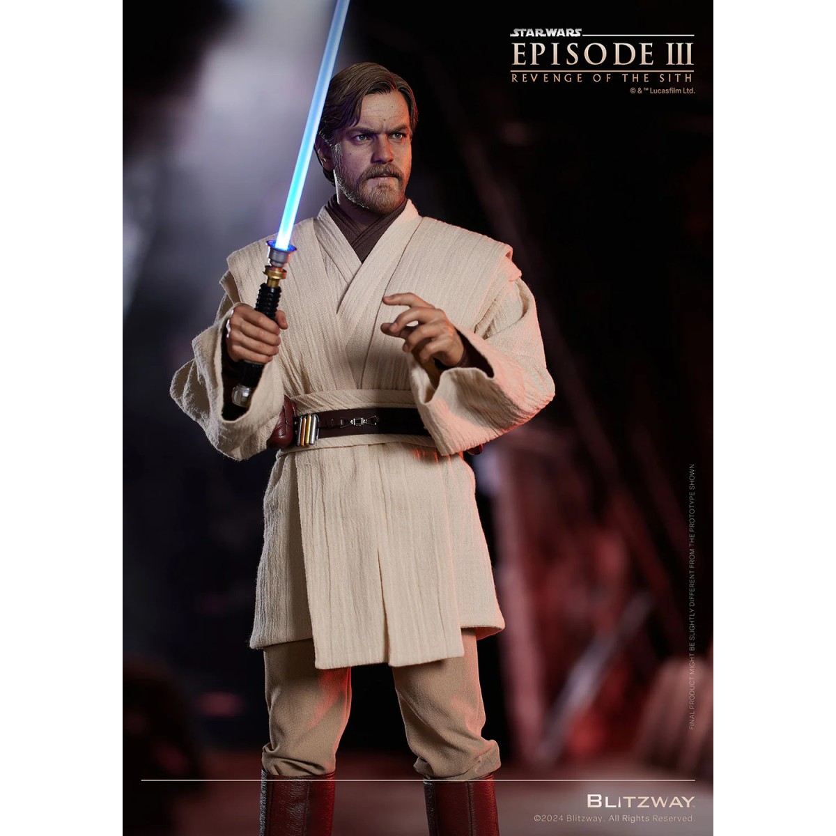 Estatua Blitzway Superb Scale - Obi-Wan Kenobi Versión Estándar 1/4 - Star Wars Episodio III