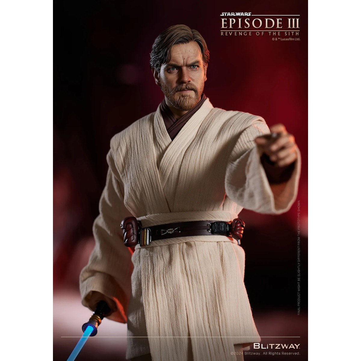 Estatua Blitzway Superb Scale - Obi-Wan Kenobi Versión Estándar 1/4 - Star Wars Episodio III