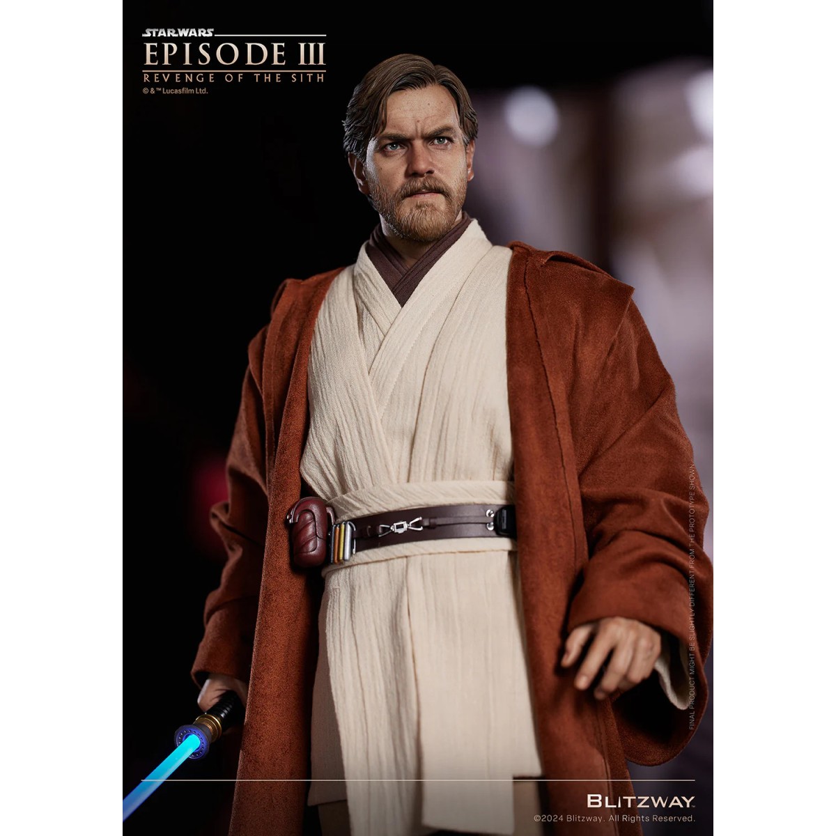 Estatua Blitzway Superb Scale - Obi-Wan Kenobi Versión Estándar 1/4 - Star Wars Episodio III