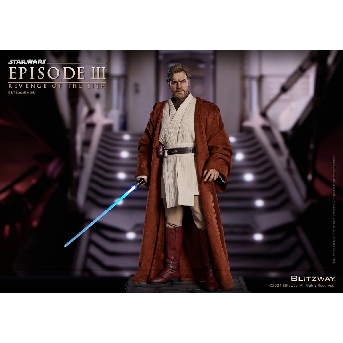 Estatua Blitzway Superb Scale - Obi-Wan Kenobi Versión Estándar 1/4 - Star Wars Episodio III