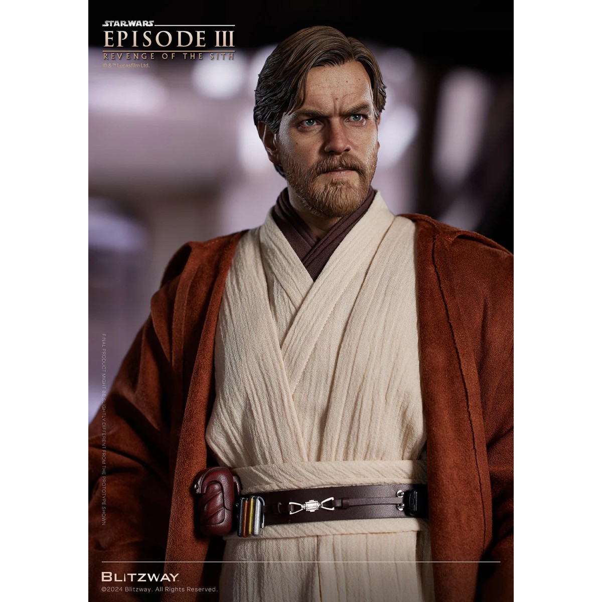 Estatua Blitzway Superb Scale - Obi-Wan Kenobi Versión Estándar 1/4 - Star Wars Episodio III