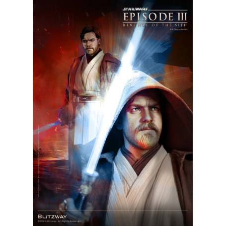 Estatua Blitzway Superb Scale - Obi-Wan Kenobi Versión Estándar 1/4 - Star Wars Episodio III