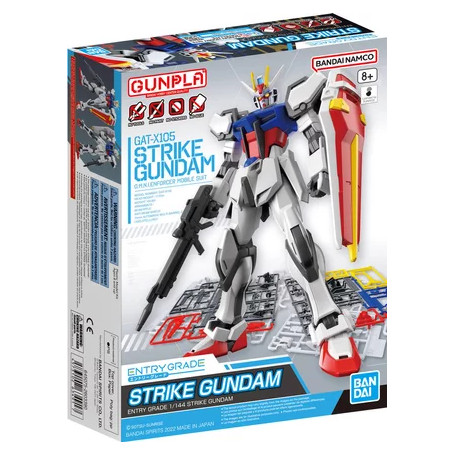 Bandai - Gunpla - Entry Grade - GAT-X105 STRIKE GUNDAM 1/144 - Mobile Suit Gundam