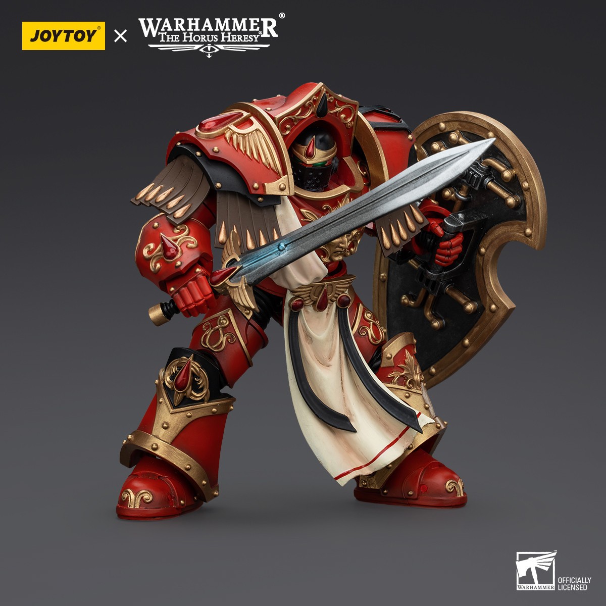 Joytoy -  Warhammer - Blood Angels - Crimson Paladins Squad - Crimson Paladin with Iliastus Assault Cannon