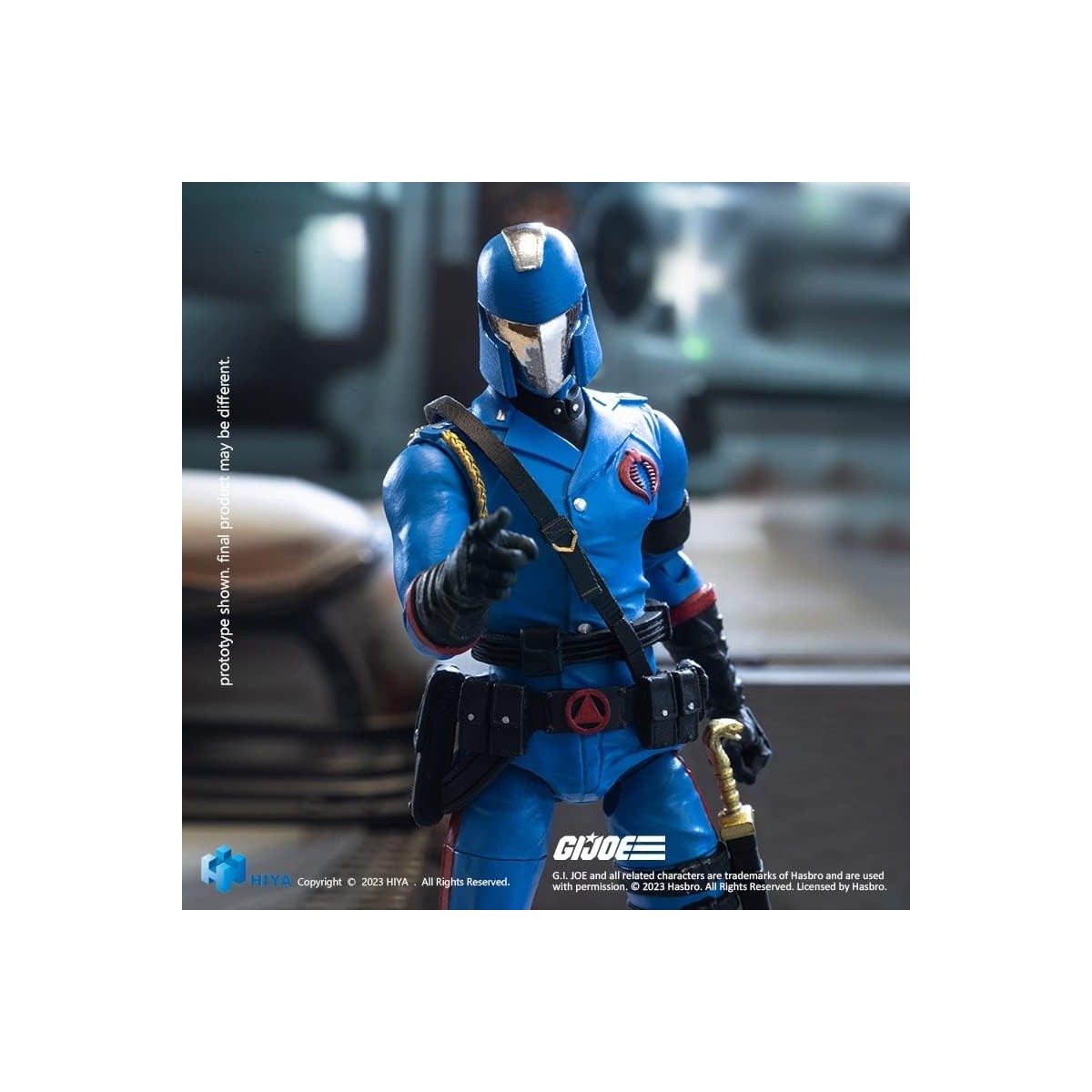 HIYA TOYS - G.I.Joe - Cobra Commander- 1/18 figurine 11CM