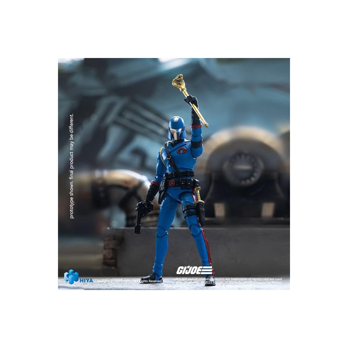 HIYA TOYS - G.I.Joe - Cobra Commander- 1/18 figurine 11CM