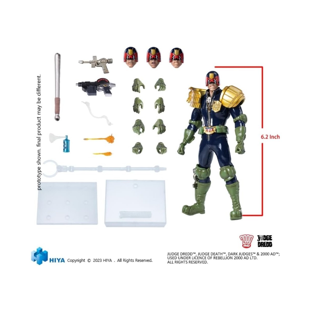 HIYA TOYS - Exquisite Super Series - Judge Dredd- 1/12