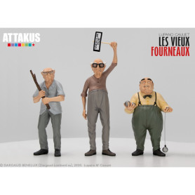 Attakus - The Old Stoves Pierrot Mimile y Antoine - set de 3 estatuillas de resina