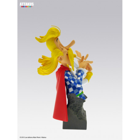 Attakus - Astérix - Busto de resina Assurancetourix - Colección Petibonum
