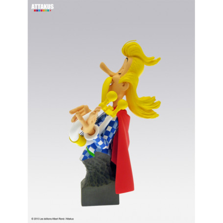 Attakus - Astérix - Busto de resina Assurancetourix - Colección Petibonum