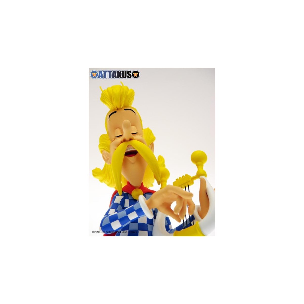 Attakus - Astérix - Busto de resina Assurancetourix - Colección Petibonum