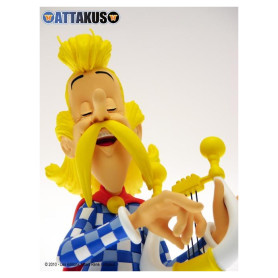 Attakus - Astérix - Busto de resina Assurancetourix - Colección Petibonum