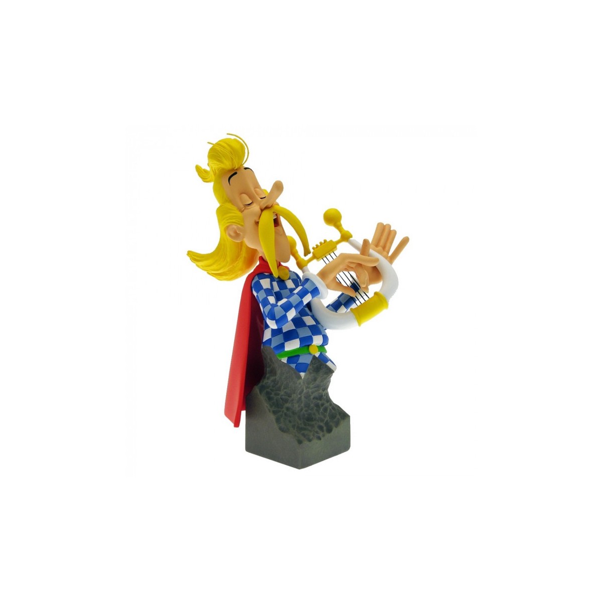 Attakus - Astérix - Busto de resina Assurancetourix - Colección Petibonum